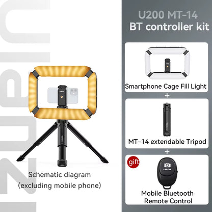 Smartphone Video Rig with LED Ring Light