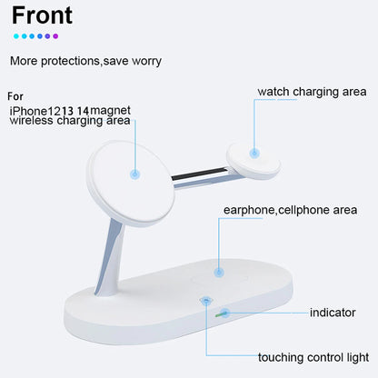 3 em 1 Wireless Charging Station