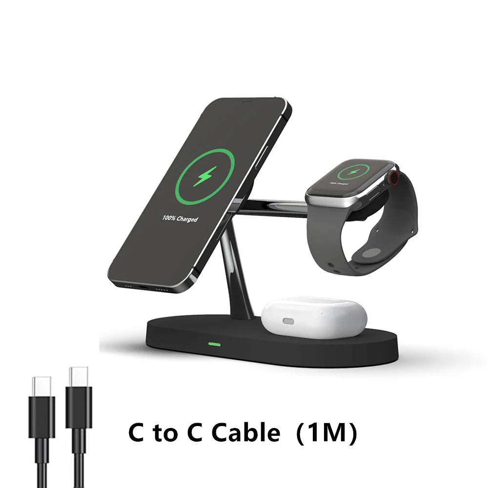 3 em 1 Wireless Charging Station