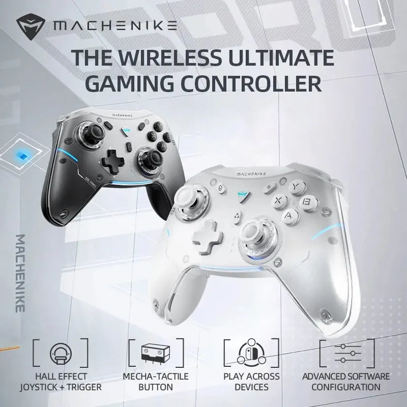 Gamepad Wireless Gaming Controller Machenike G5 Pro Elite Hall Trigger Joystick Mecha-Tactile Buttons for Switch PC Android IOS