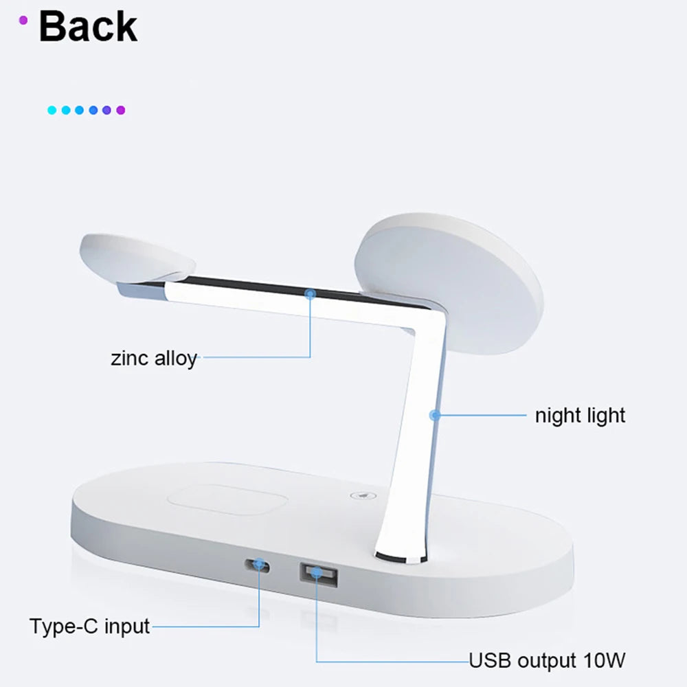 3 em 1 Wireless Charging Station