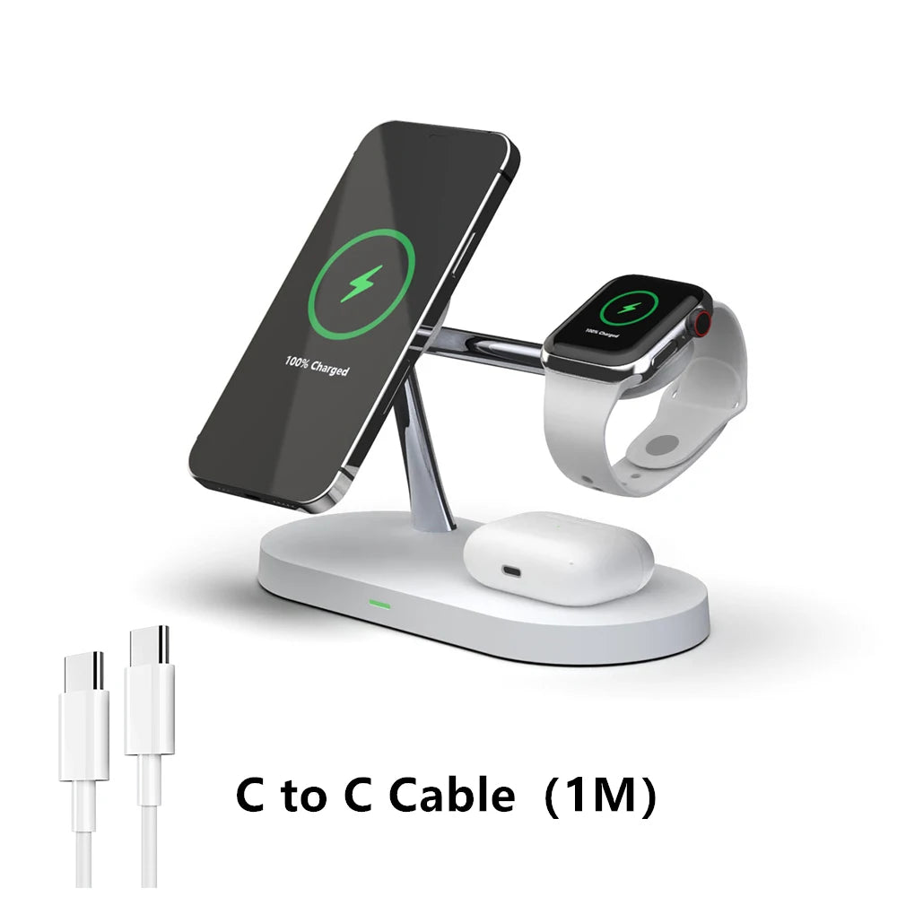 3 em 1 Wireless Charging Station