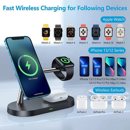 3 em 1 Wireless Charging Station